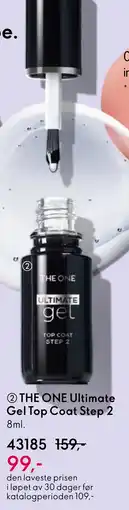 Oriflame THE ONE Ultimate Gel Top Coat Step 2 tilbud