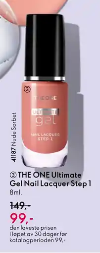 Oriflame THE ONE Ultimate Gel Nail Lacquer Step 1 tilbud