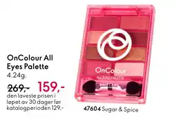Oriflame OnColour All Eyes Palette tilbud