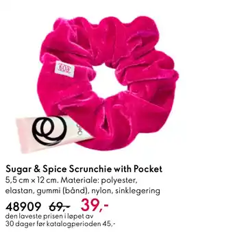 Oriflame Sugar & Spice Scrunchie with Pocket tilbud