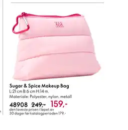 Oriflame Sugar & Spice Makeup Bag tilbud