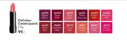 Oriflame OnColour Cream Lipstick tilbud
