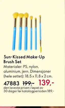 Oriflame Sun-Kissed Make-Up Brush Set tilbud