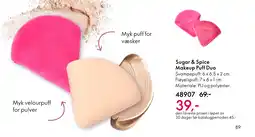 Oriflame Sugar & Spice Makeup Puff Duo tilbud