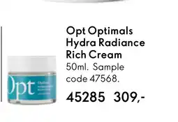 Oriflame Opt Optimals Hydra Radiance Rich Cream tilbud