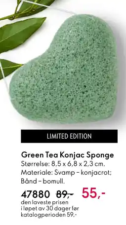 Oriflame Green Tea Konjac Sponge tilbud