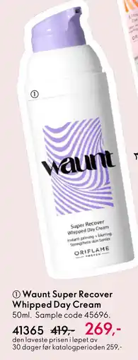 Oriflame Waunt Super Recover Whipped Day Cream tilbud