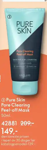Oriflame Pure Skin Pore Clearing Peel-off Mask tilbud
