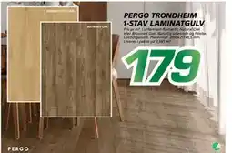 Coop Byggmix PERGO TRONDHEIM 1-STAV LAMINATGULV tilbud