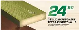 Coop Byggmix 28X120 IMPREGNERT TERRASSEBORD KL. 1 tilbud
