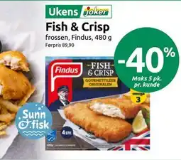 Joker Fish & Crisp tilbud