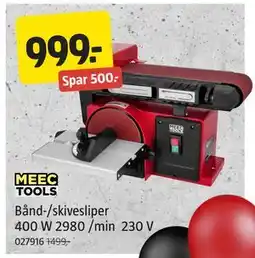 Jula Bånd-/skivesliper 400 W 2980 /min 230 V tilbud