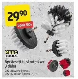 Jula Børstesett til skrutrekker 3 deler tilbud