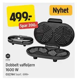 Jula Dobbelt vaffeljern 1600 W tilbud