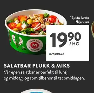 Jacobs SALATBAR PLUKK & MIKS tilbud