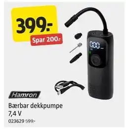 Jula Bærbar dekkpumpe 7,4 V tilbud