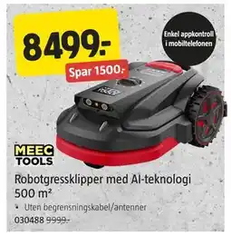 Jula Robotgressklipper med AI-teknologi 500 m² tilbud