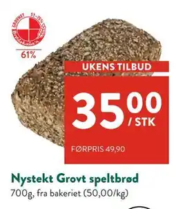 Jacobs Nystekt Grovt speltbrød tilbud