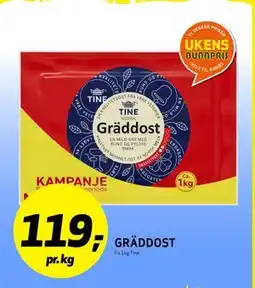 Bunnpris GRÄDDOST tilbud