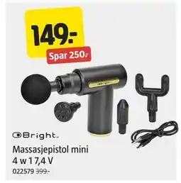 Jula Massasjepistol mini 4 w 1 7,4 V tilbud