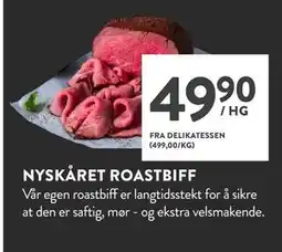 Jacobs NYSKÅRET ROASTBIFF tilbud