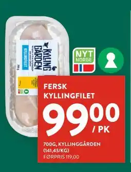 Jacobs FERSK KYLLINGFILET tilbud