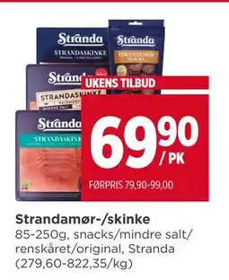 Meny Strandamør-/skinke tilbud