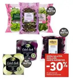 Jacobs ONNA SALATER, EDEL-LØK, HØRTE RØDBETER tilbud
