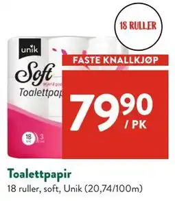 Jacobs Toalettpapir tilbud