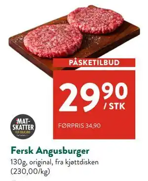 Jacobs Fersk Angusburger tilbud