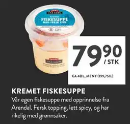 Jacobs KREMET FISKESUPPE tilbud