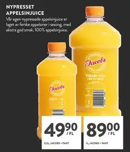 Jacobs NYPRESSET APPELSINJUICE tilbud