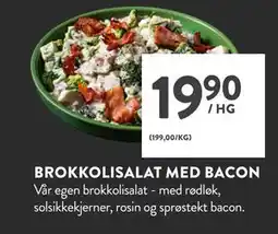 Jacobs BROKKOLISALAT MED BACON tilbud