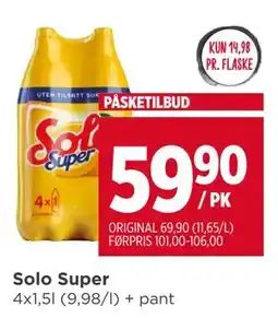 Meny Solo Super tilbud