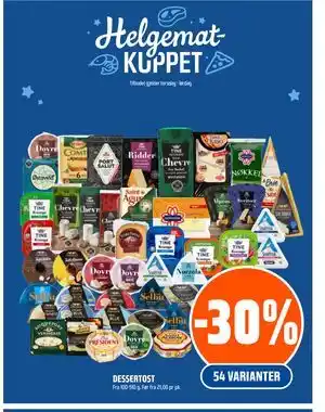 Coop Obs DESSERTOST tilbud