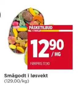 Meny Smågodt i løsvekt tilbud