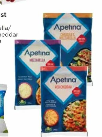 Meny Apetina revet ost tilbud