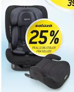 Thansen 25% PÅ ALLE BILSTOLER FRA SOLUZO tilbud