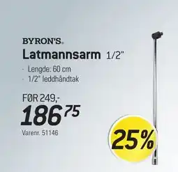 Thansen Latmannsarm tilbud