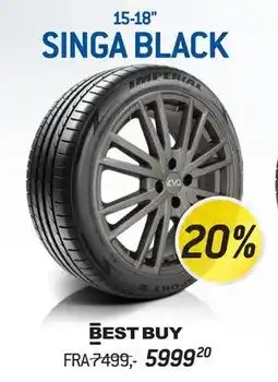 Thansen SINGA BLACK tilbud