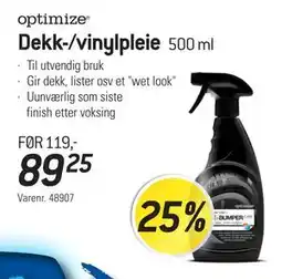 Thansen Dekk-/vinylpleie tilbud