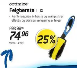 Thansen Felgbørste tilbud