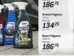 Thansen Xtreme Felgrens tilbud