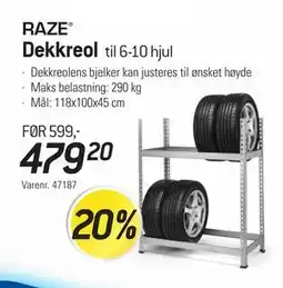 Thansen Dekkreol tilbud