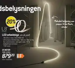 Thansen LED arbeidslys tilbud