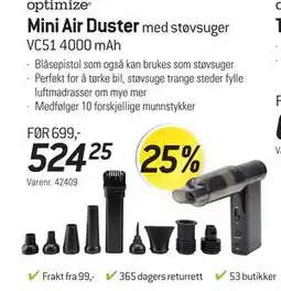Thansen Mini Air Duster tilbud