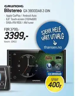 Thansen Bilstereo tilbud