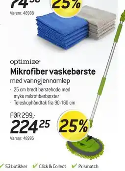Thansen Mikrofiber vaskebørste tilbud