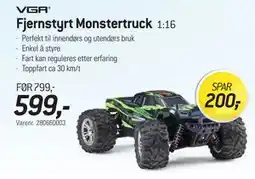 Thansen Fjernstyrt Monstertruck tilbud