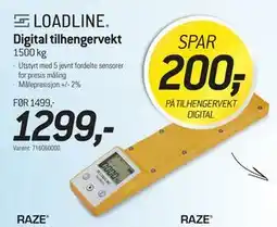 Thansen Digital tilhengervekt tilbud